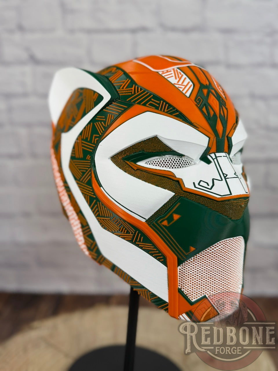 Miami Hurricanes Black Panther Helmet