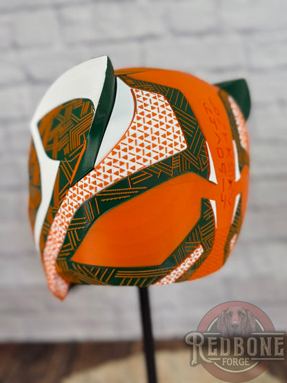 Miami Hurricanes Black Panther Helmet