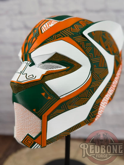 Miami Hurricanes Black Panther Helmet