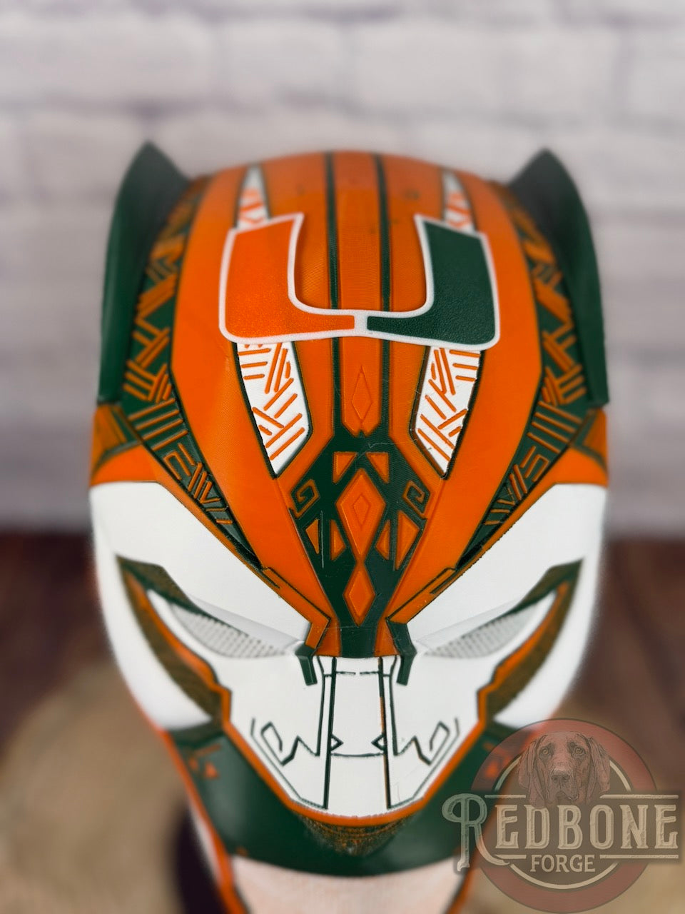Miami Hurricanes Black Panther Helmet