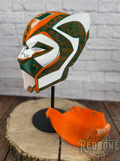 Miami Hurricanes Black Panther Helmet