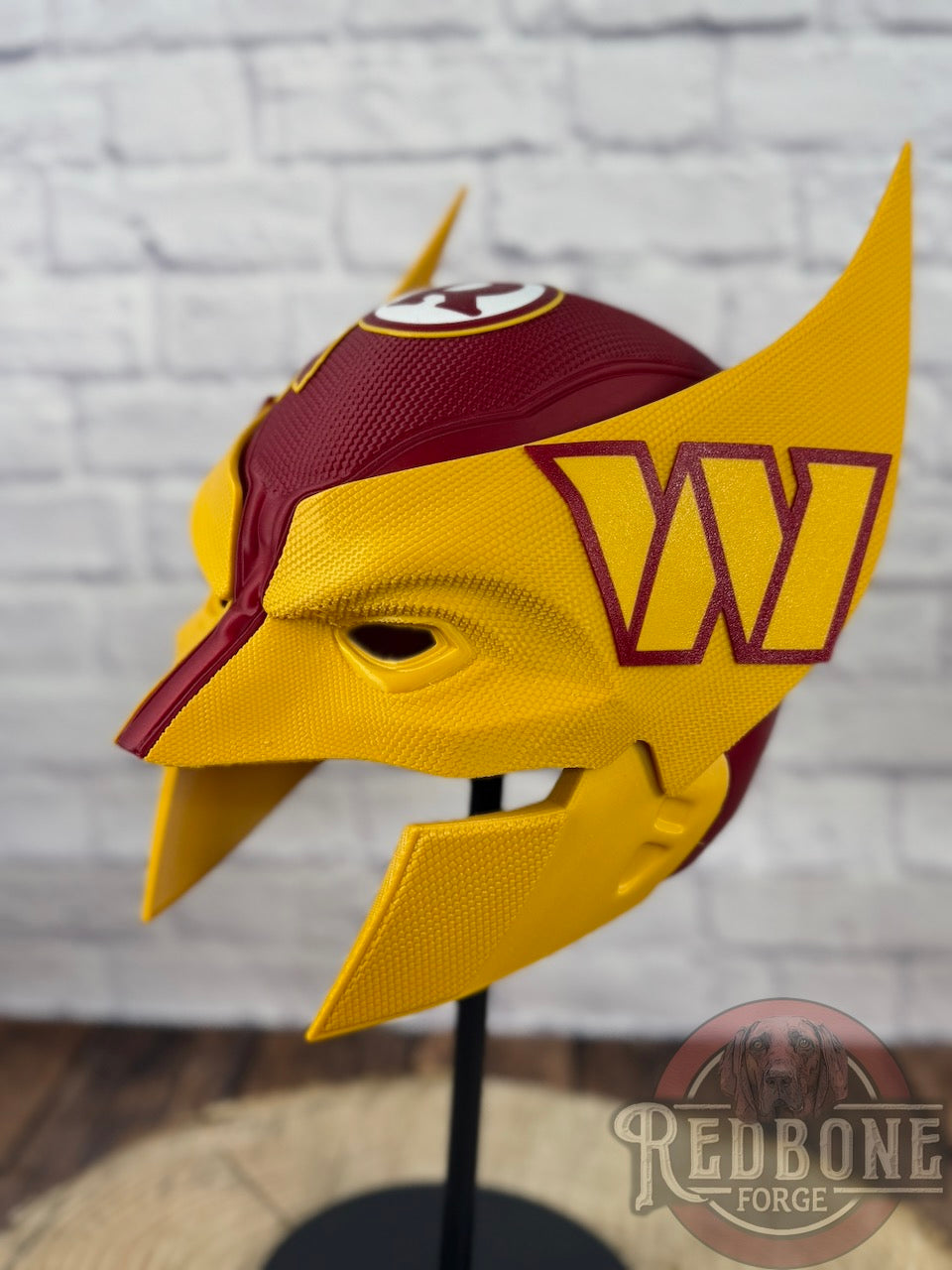 Washington-Inspired Red & Gold Mutant Cowl