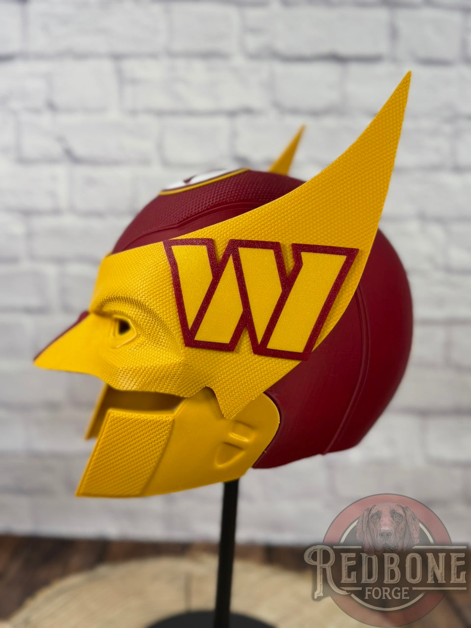 Washington-Inspired Red & Gold Mutant Cowl