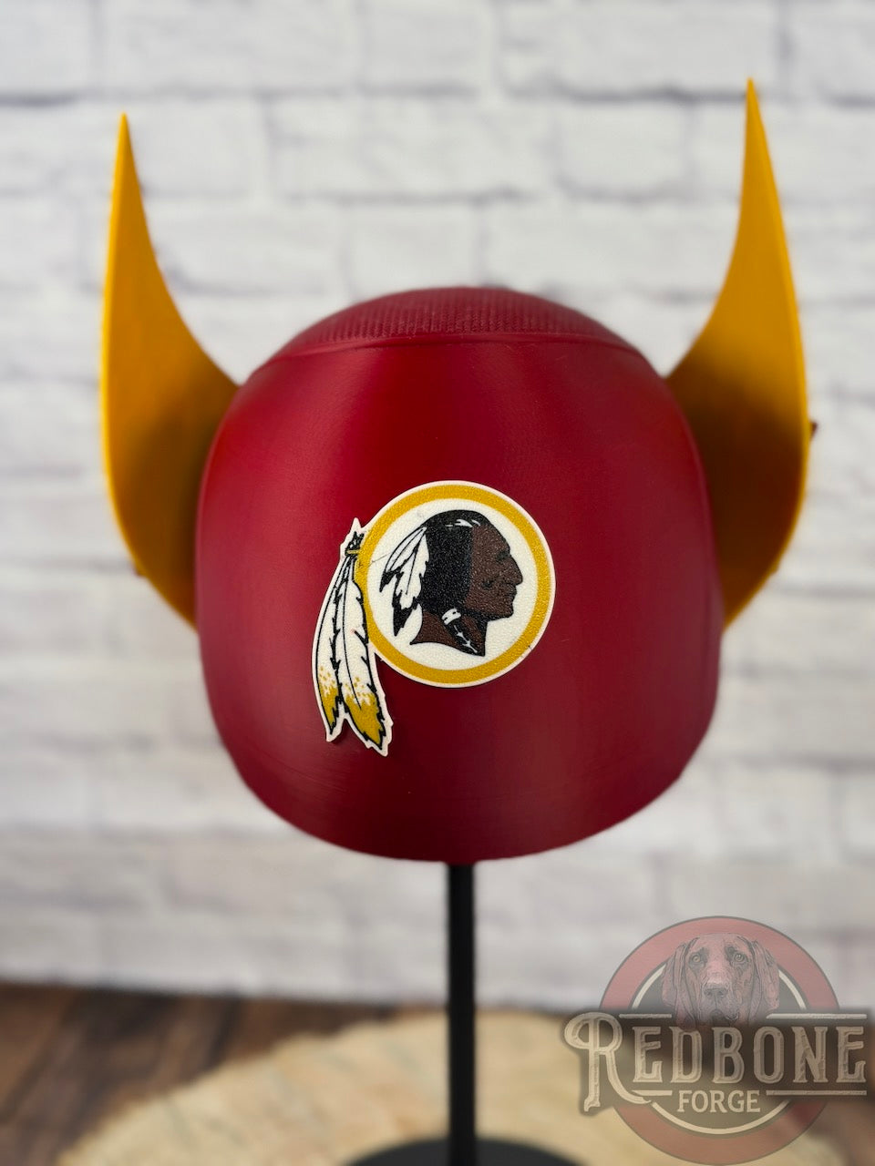 Washington-Inspired Red & Gold Mutant Cowl