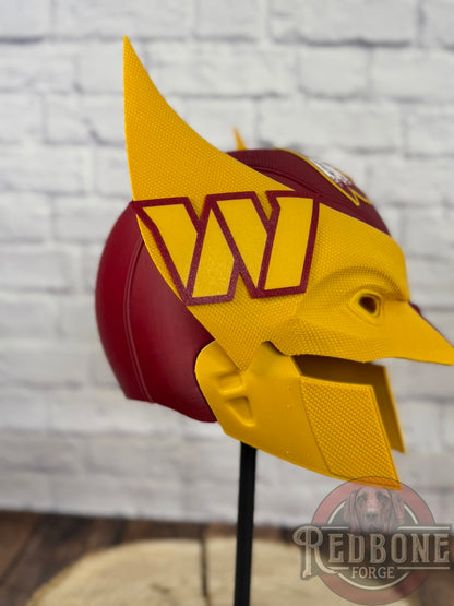 Washington-Inspired Red & Gold Mutant Cowl