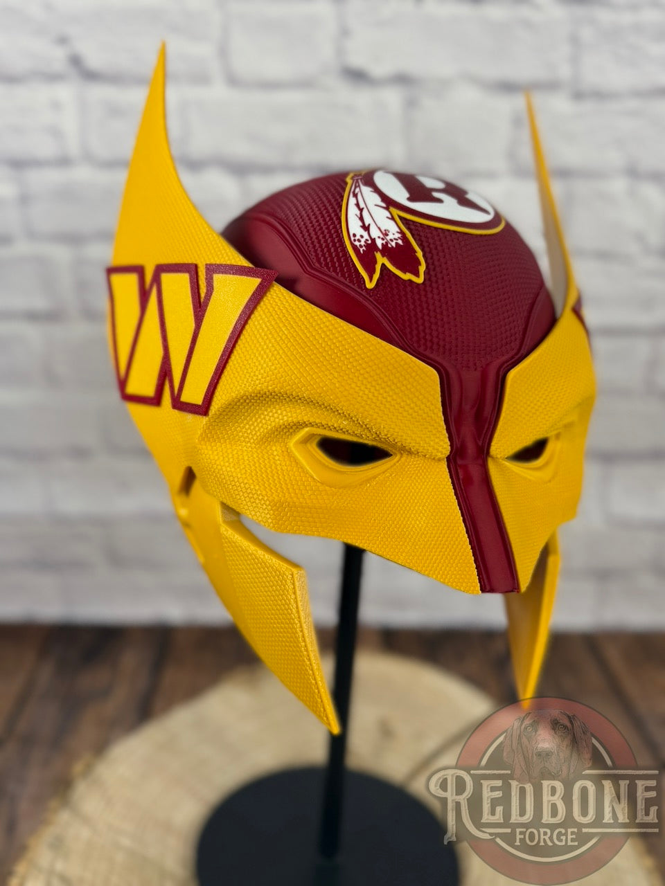 Washington-Inspired Red & Gold Mutant Cowl