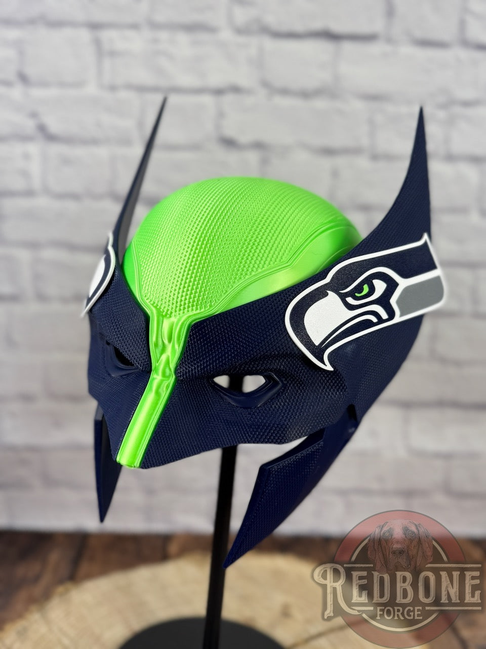 Seattle Seahawks Metallic Wolverine 3D Printed Helmet
