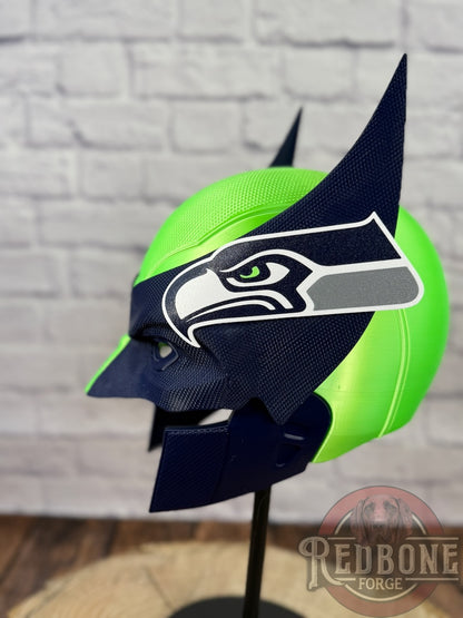Seattle Seahawks Metallic Wolverine 3D Printed Helmet