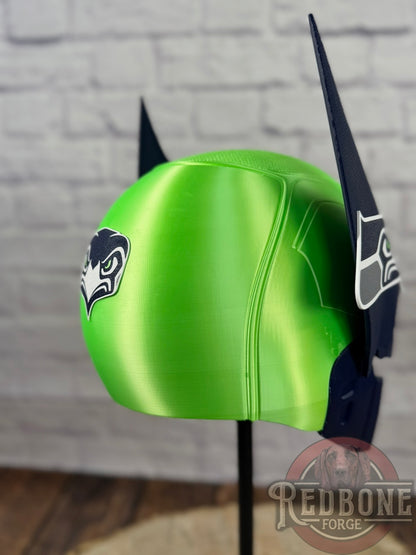 Seattle-Inspired Green & Navy Seattle Mutant Cowl