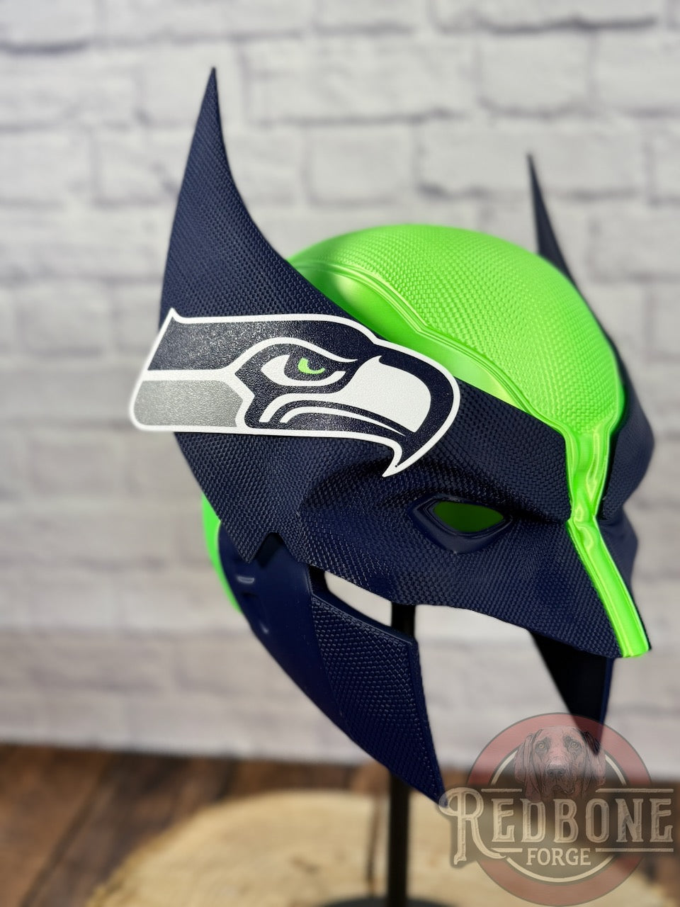 Seattle Seahawks Metallic Wolverine 3D Printed Helmet