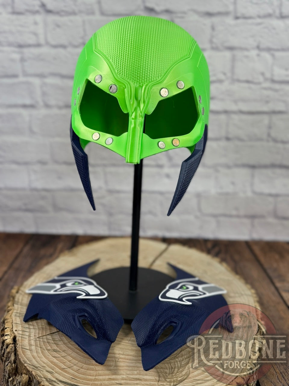 Seattle Seahawks Metallic Wolverine 3D Printed Helmet