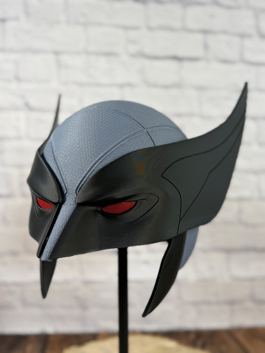 X-Force Grey & Black Mutant Cowl Helmet