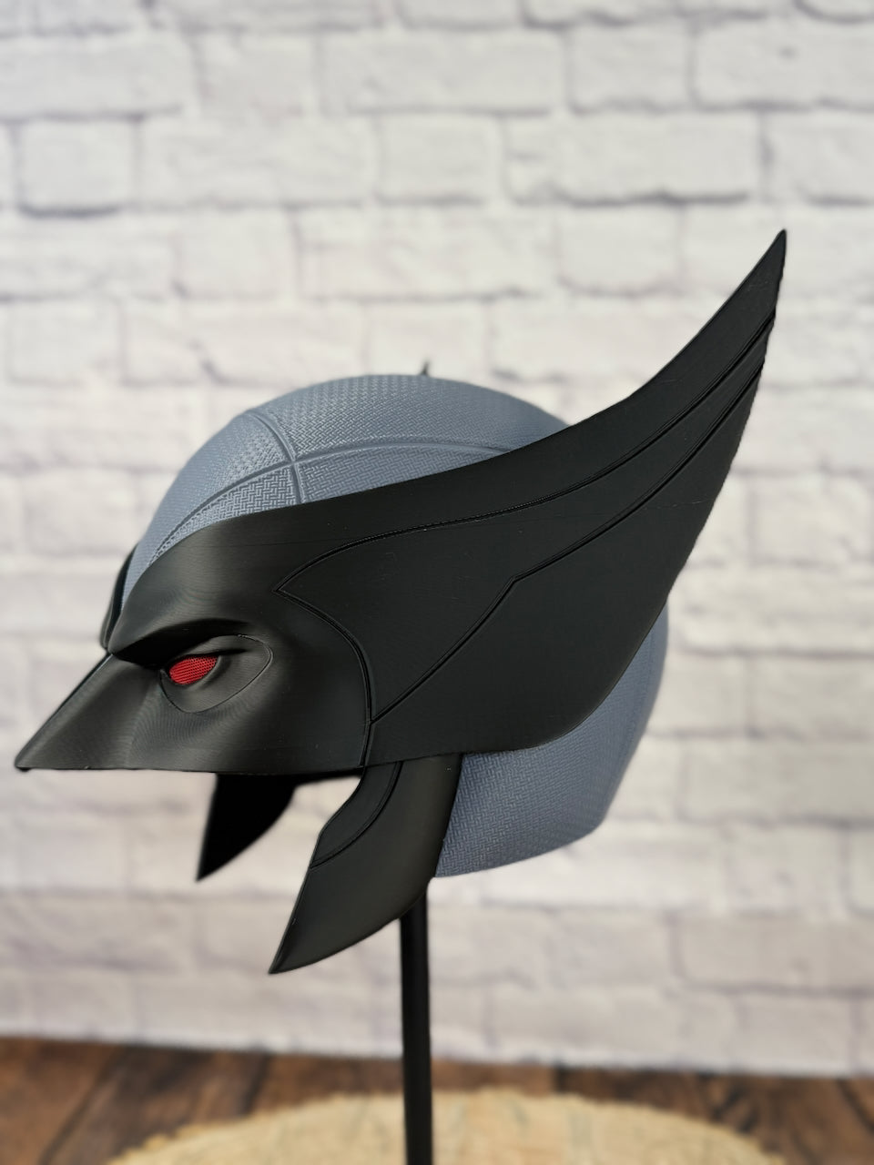 X-Force Grey & Black Mutant Cowl Helmet