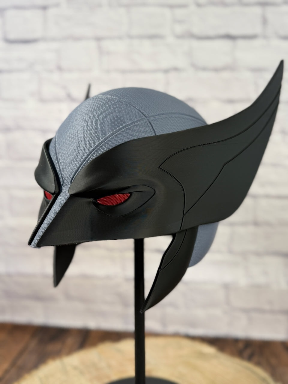 X-Force Grey & Black Mutant Cowl Helmet