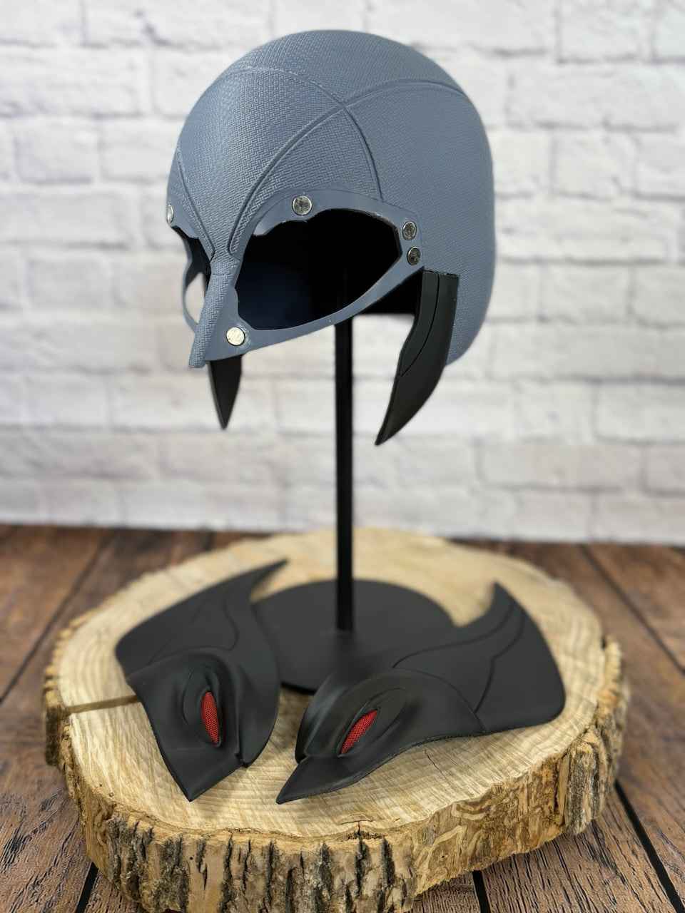 X-Force Grey & Black Mutant Cowl Helmet