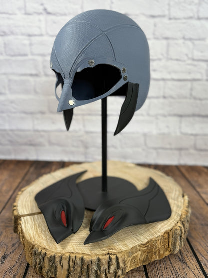 X-Force Grey & Black Mutant Cowl Helmet