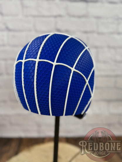 Indy-Inspired Blue & White Web Slinger Helmet