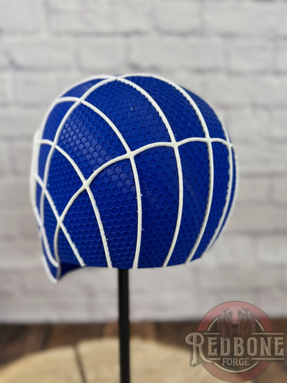 Indy-Inspired Blue & White Web Slinger Helmet