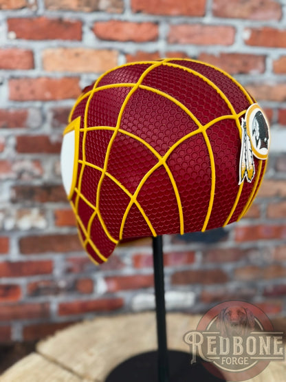 Washington-Inspired Garnet & Gold Web Slinger Helmet