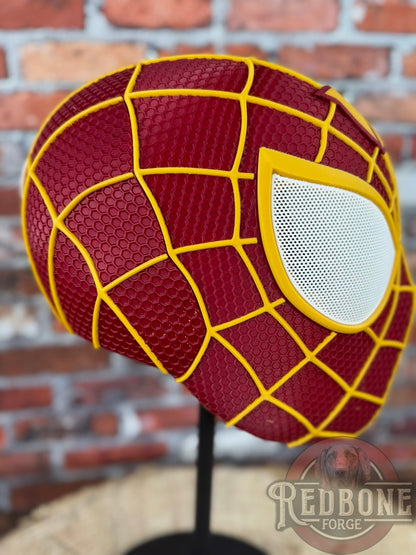 Washington-Inspired Garnet & Gold Web Slinger Helmet