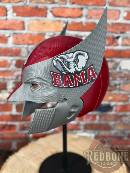 Alabama-Inspired Crimson & Gray Mutant Cowl