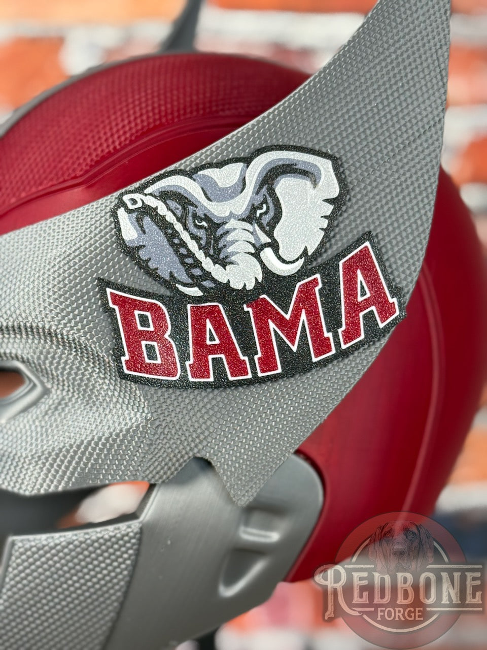 Alabama-Inspired Crimson & Gray Mutant Cowl