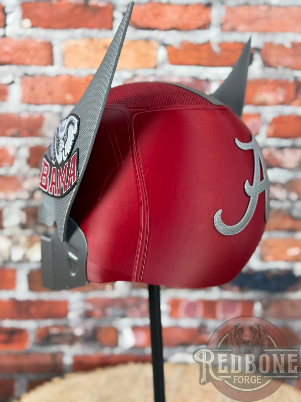 Alabama-Inspired Crimson & Gray Mutant Cowl
