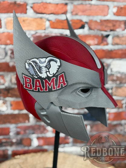 Alabama-Inspired Crimson & Gray Mutant Cowl