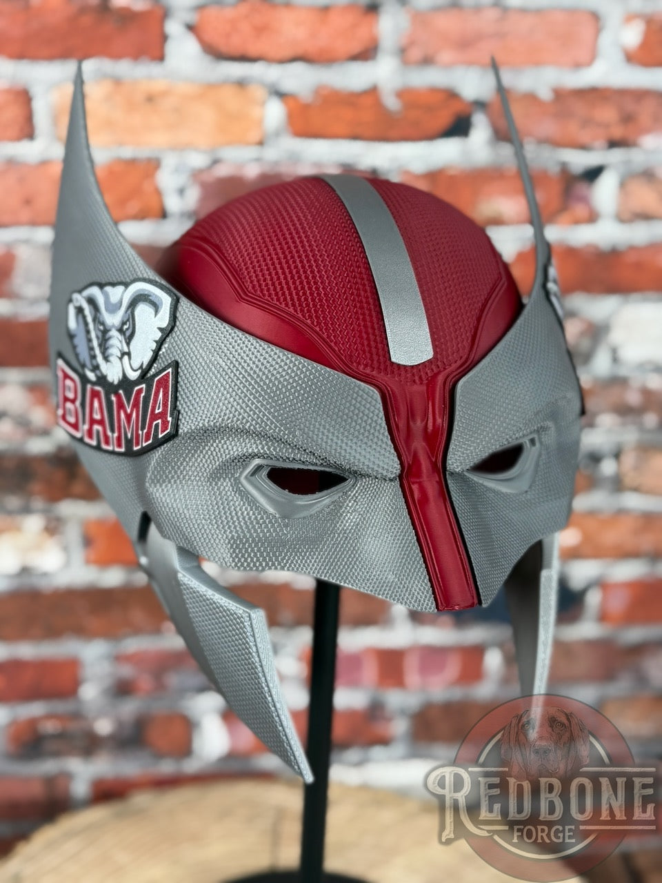 Alabama-Inspired Crimson & Gray Mutant Cowl