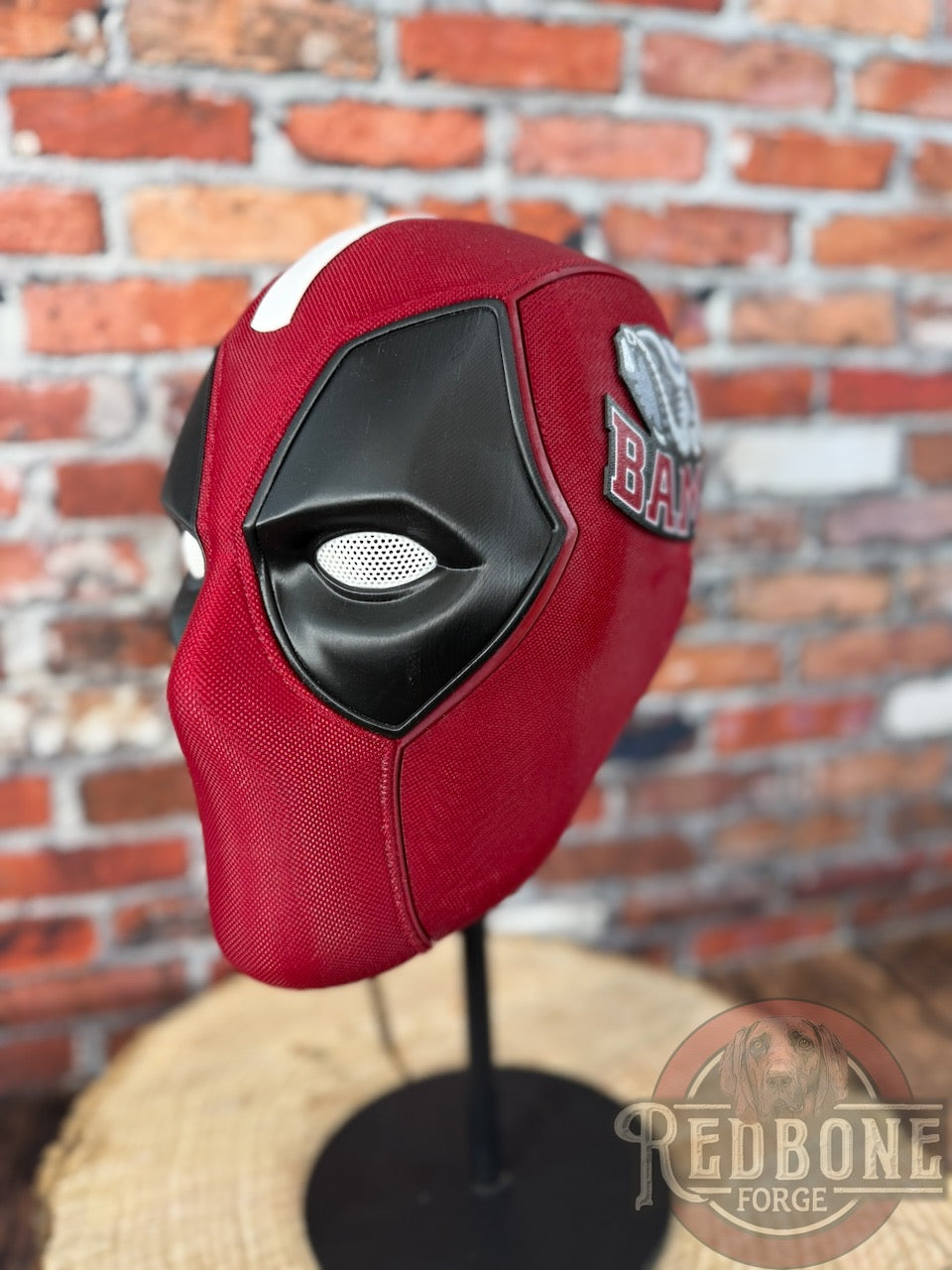 Alabama-Inspired Crimson & Black Bama Masked Mercenary
