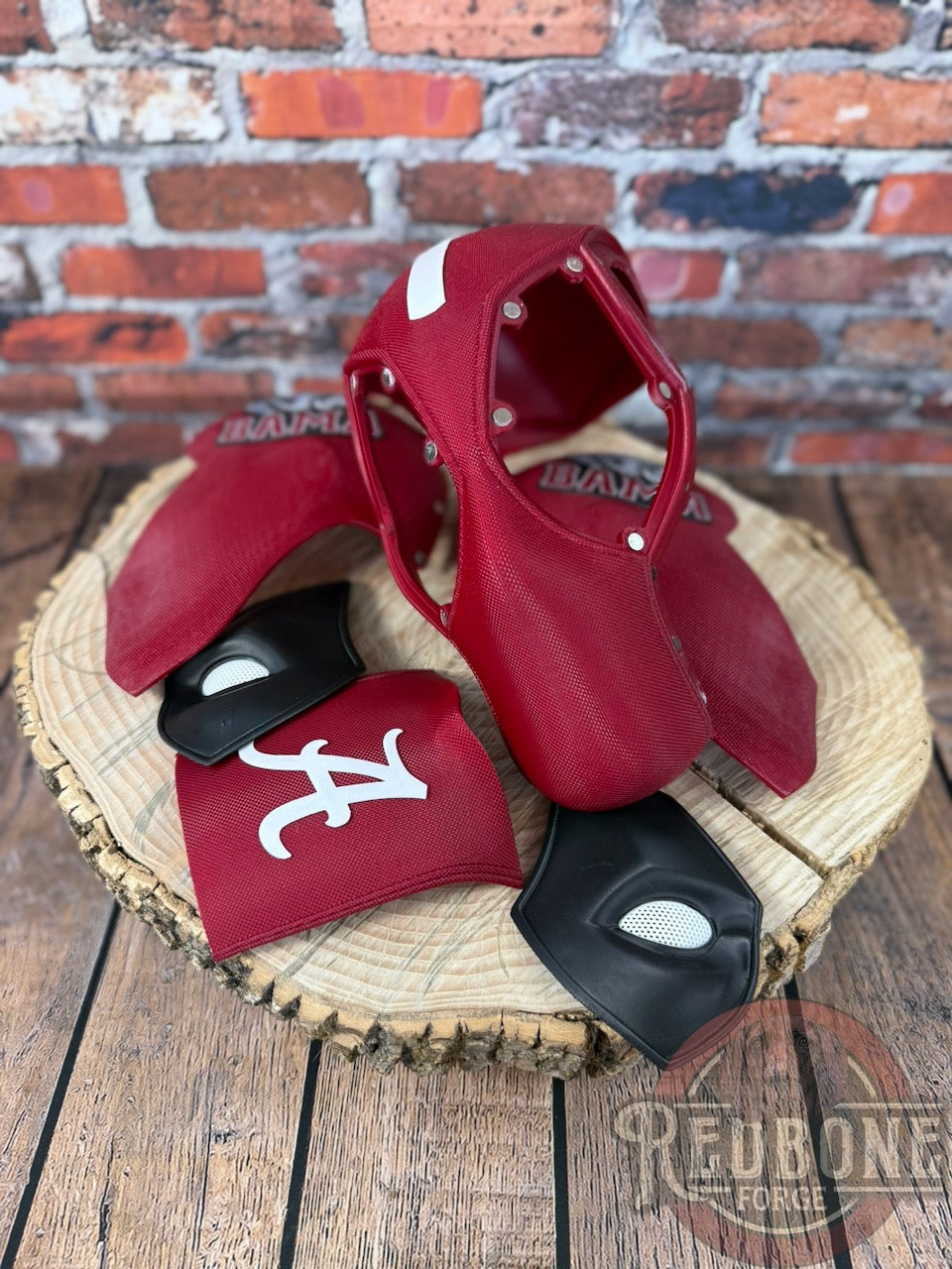 Alabama-Inspired Crimson & Black Bama Masked Mercenary
