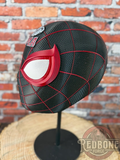 Alabama-Inspired Black & Crimson Miles Web Slinger Helmet