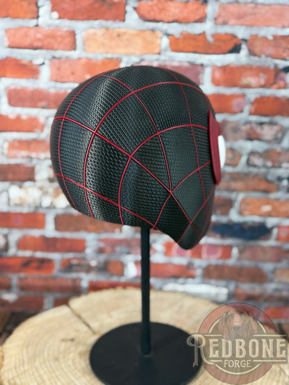 Alabama-Inspired Black & Crimson Miles Web Slinger Helmet