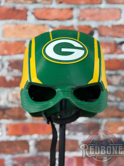 Green Bay-Inspired Green & Gold Liberty Defender Helmet