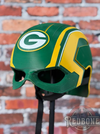 Green Bay-Inspired Green & Gold Liberty Defender Helmet