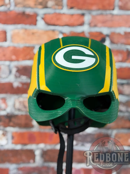 Green Bay-Inspired Green & Gold Liberty Defender Helmet