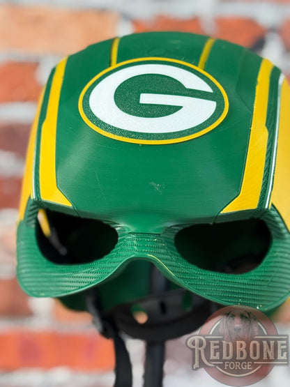 Green Bay-Inspired Green & Gold Liberty Defender Helmet