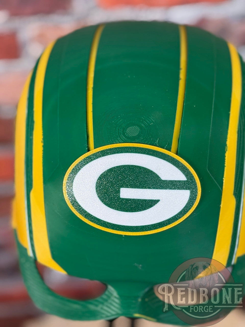 Green Bay-Inspired Green & Gold Liberty Defender Helmet