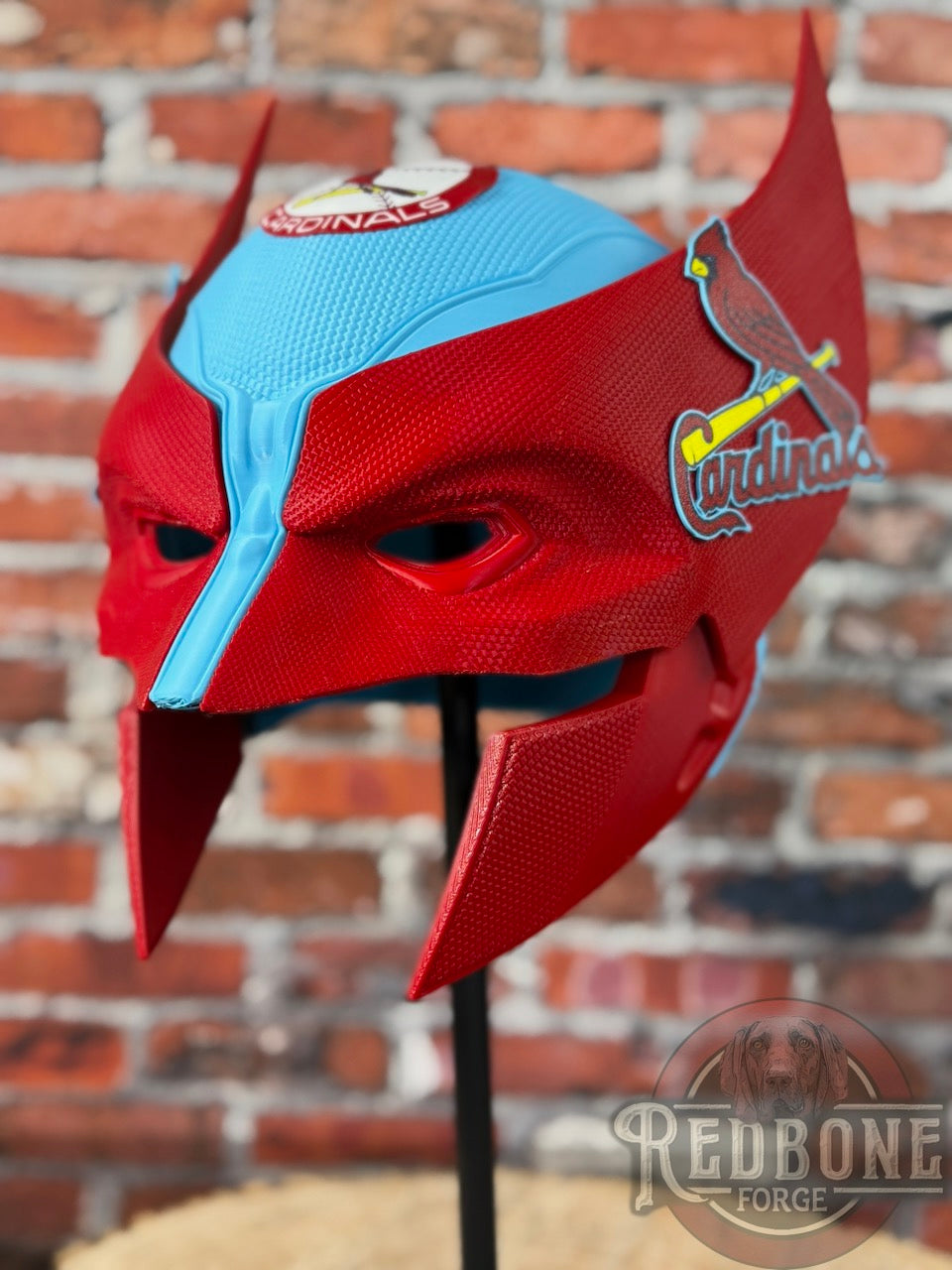 St. Louis Cardinals Wolverine Powder Blue 3D Printed Helmet