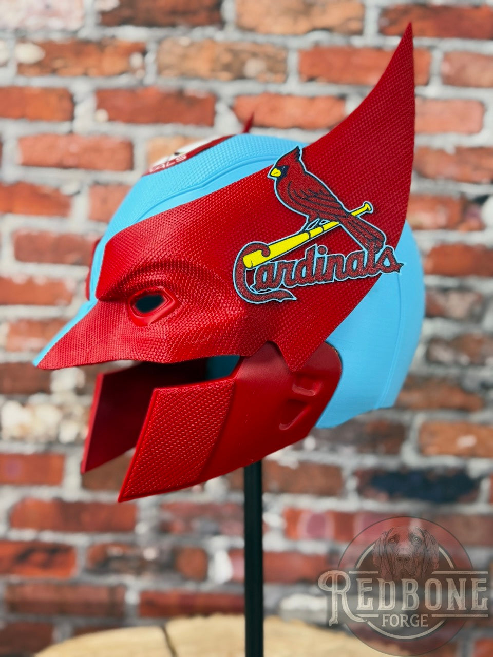St. Louis Cardinals Wolverine Powder Blue 3D Printed Helmet