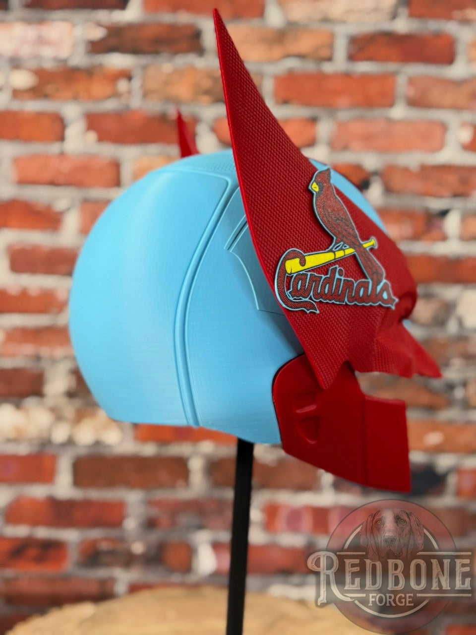 St. Louis Cardinals Wolverine Powder Blue 3D Printed Helmet