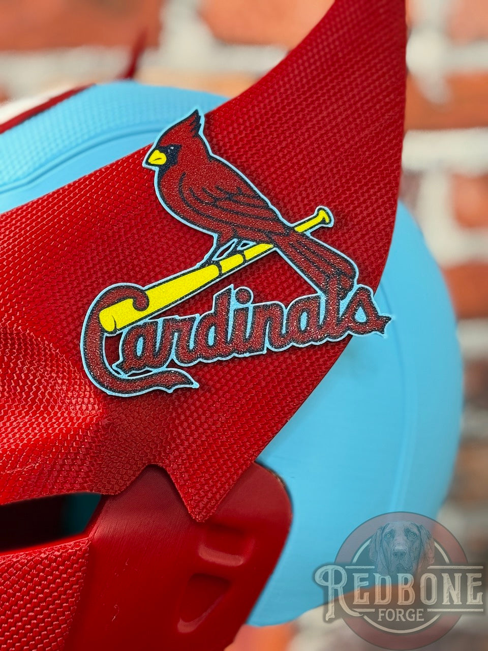 St. Louis Cardinals Wolverine Powder Blue 3D Printed Helmet