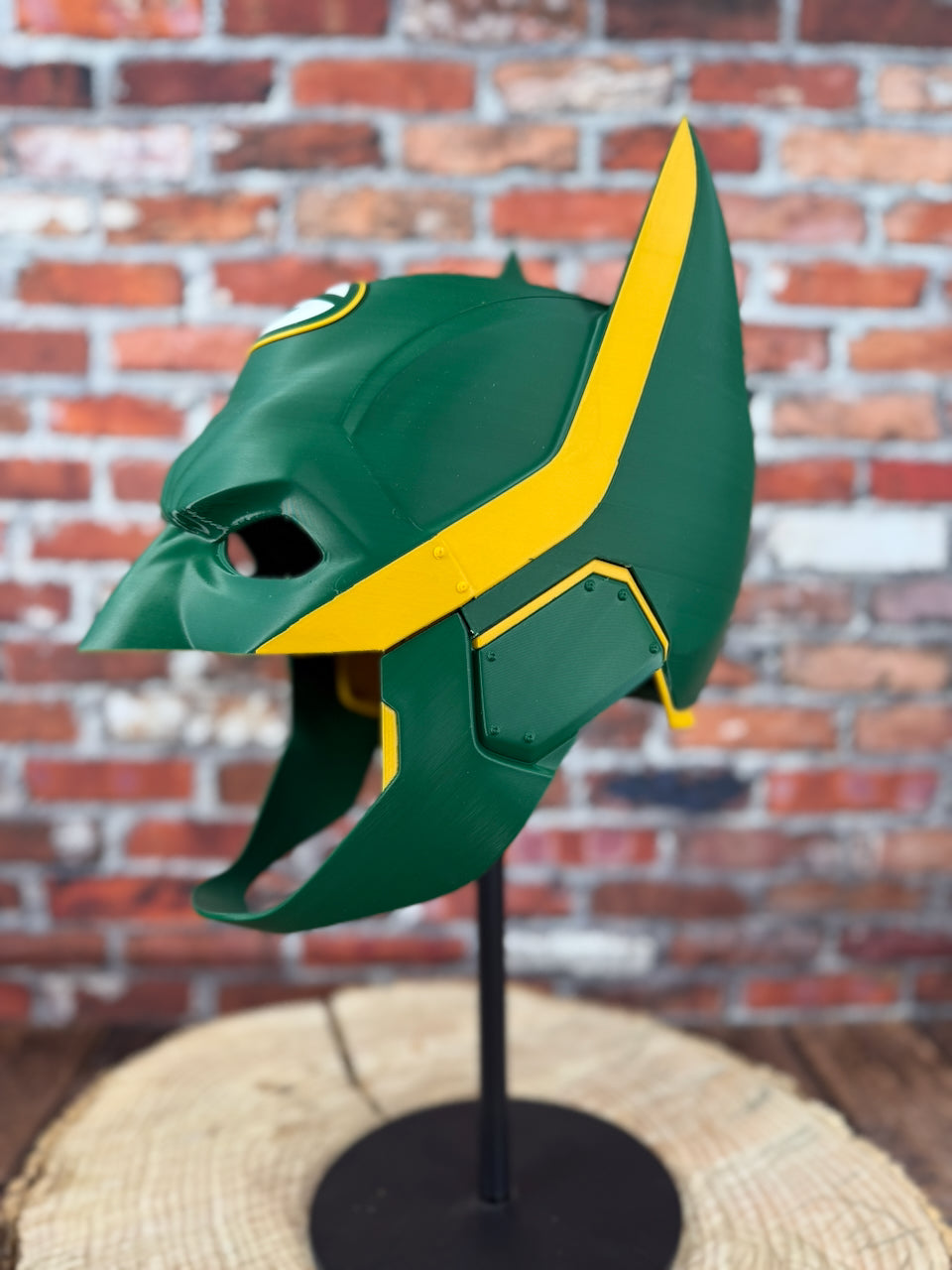 Green Bay -Inspired Green & Yellow Gothic Crusader