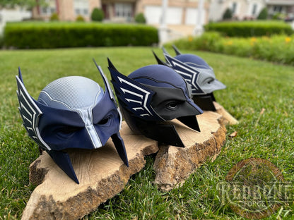 St. Louis- Inspired Blue & Silver Football Mutant Cowl