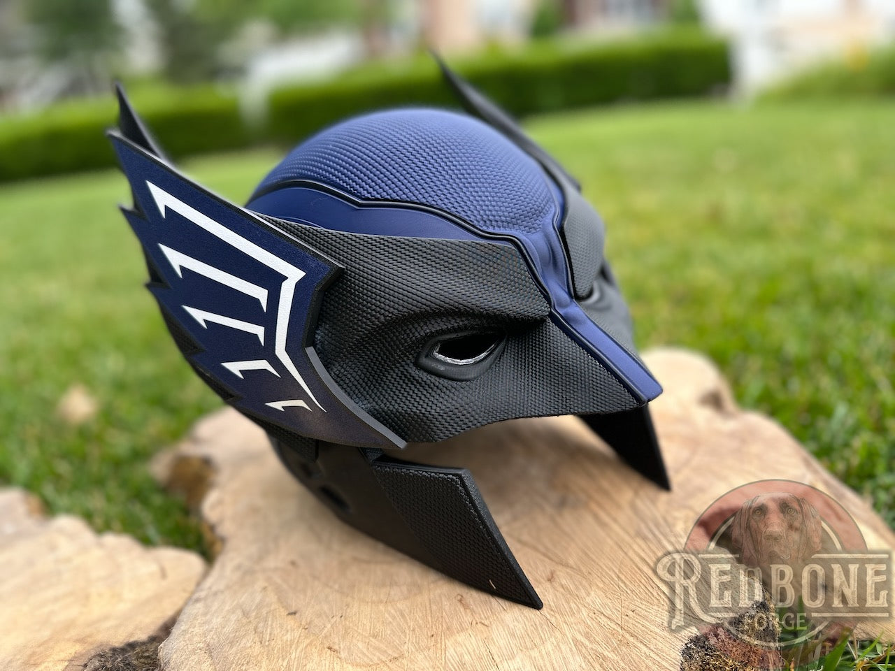 St. Louis- Inspired Blue & Silver Football Mutant Cowl