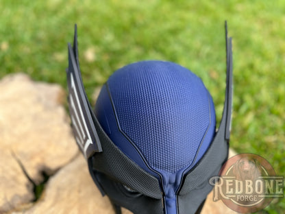 St. Louis- Inspired Blue & Silver Football Mutant Cowl