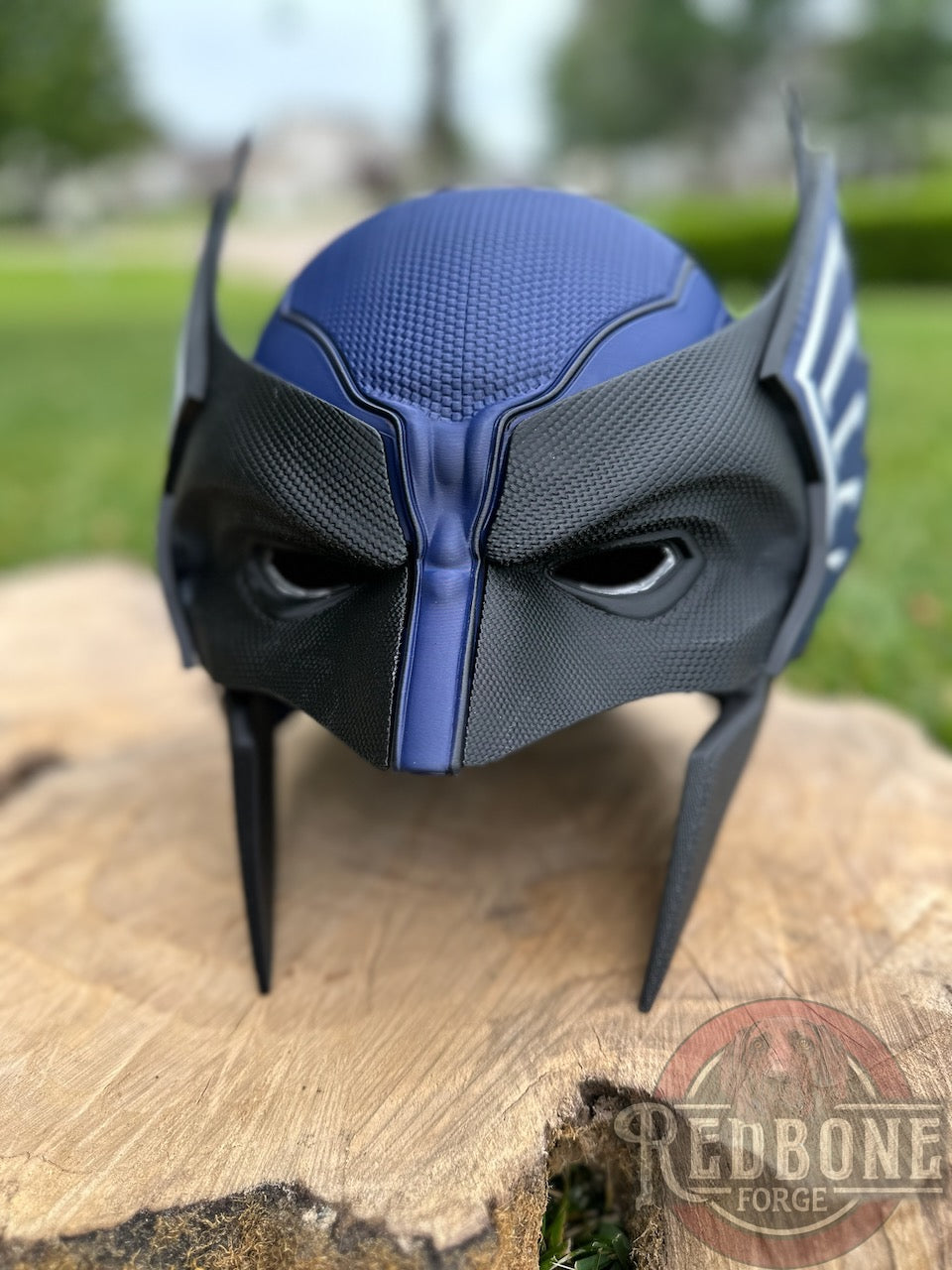 St. Louis- Inspired Blue & Silver Football Mutant Cowl