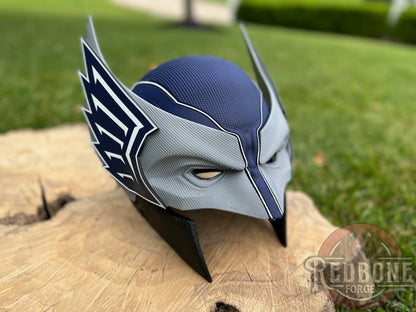 St. Louis- Inspired Blue & Silver Football Mutant Cowl