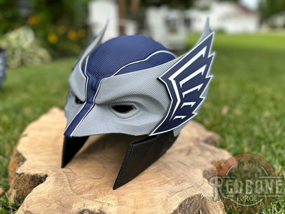 St. Louis- Inspired Blue & Silver Football Mutant Cowl