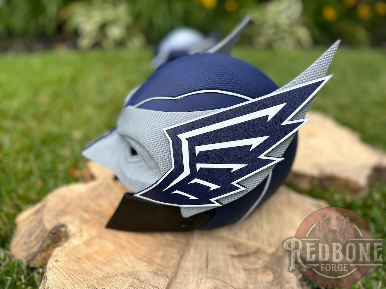 St. Louis- Inspired Blue & Silver Football Mutant Cowl